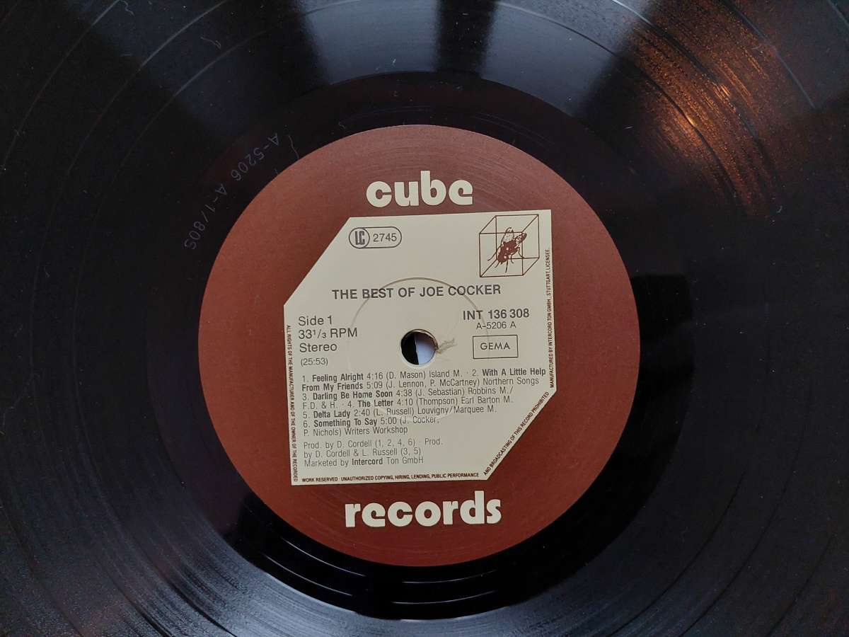 LP Joe Cocker - The Best Of Joe Cocker 