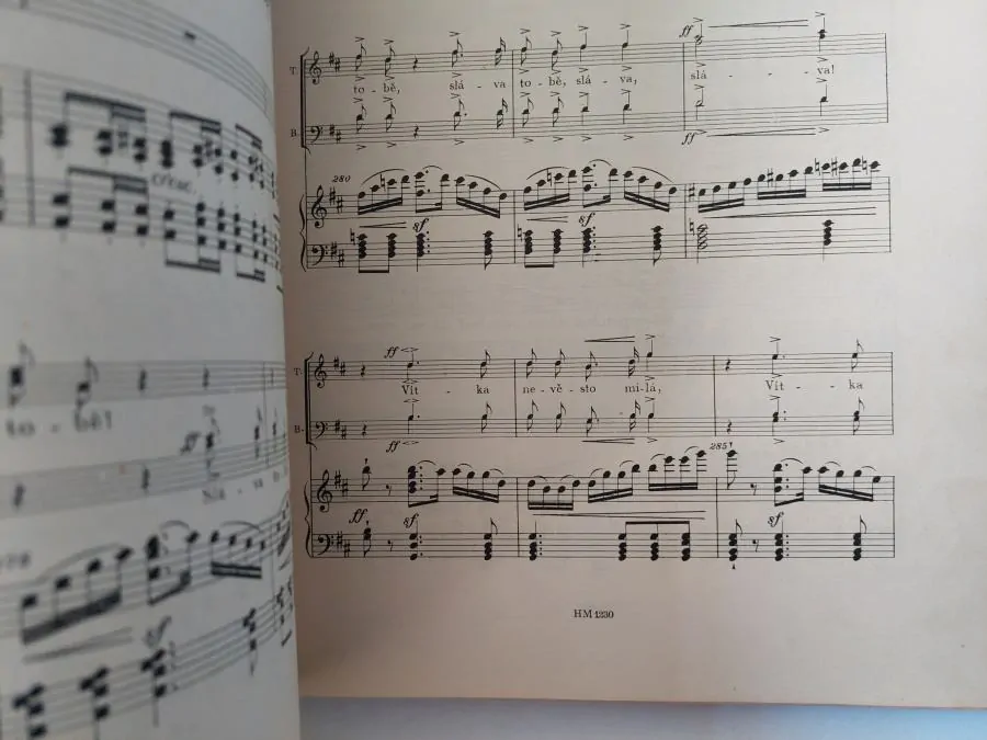 Bedřich Smetana - Dalibor - klavírní výtah