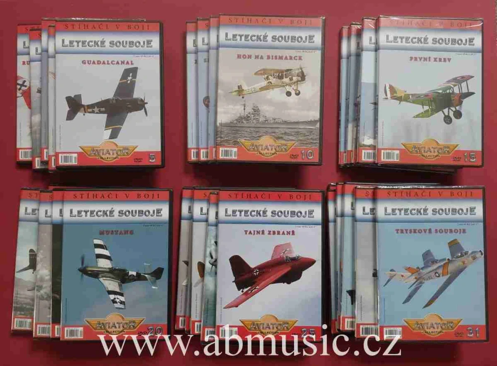 DVD Letecké souboje - Kolekce 31 DVD Stíhači v boji