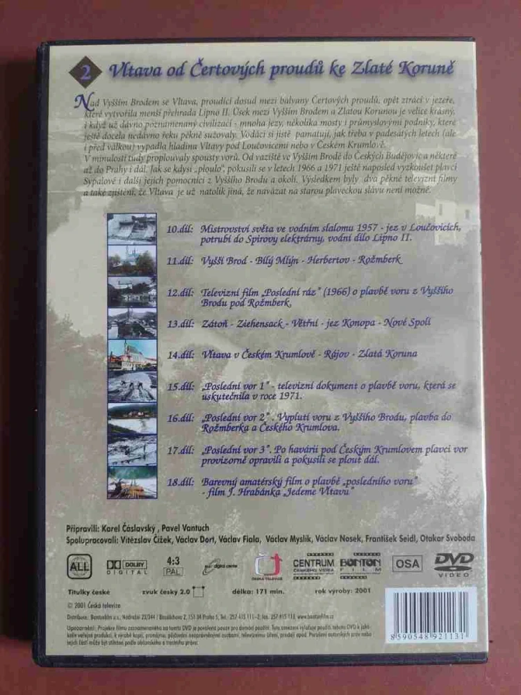DVD VLTAVA V OBRAZECH KOLEKCE RARE !!!