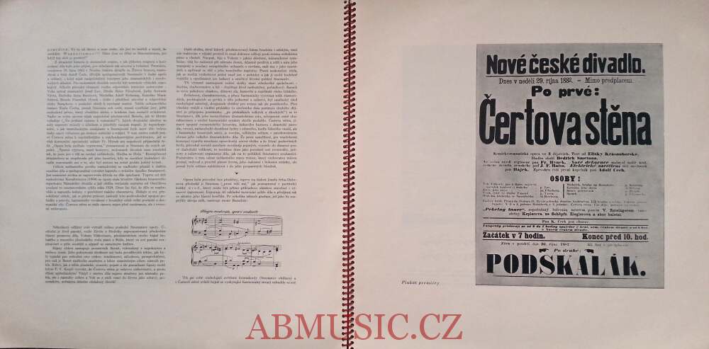 LP Bedřich Smetana - Čertova stěna - 3LP BOX / 3 Vinyl