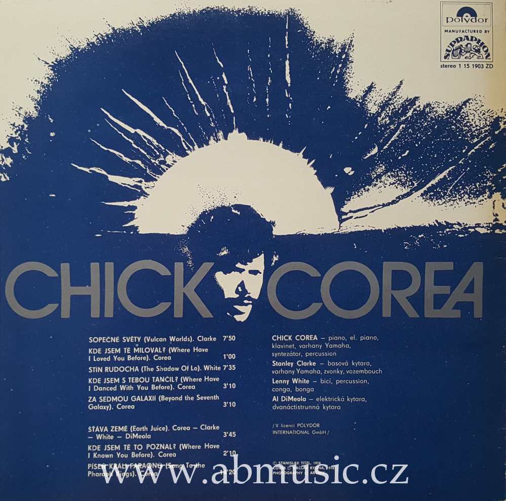 LP Chick Corea Supraphon