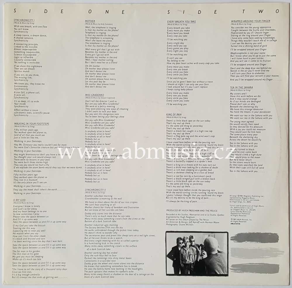 LP THE POLICE - Synchronicity - LP deska / Vinyl