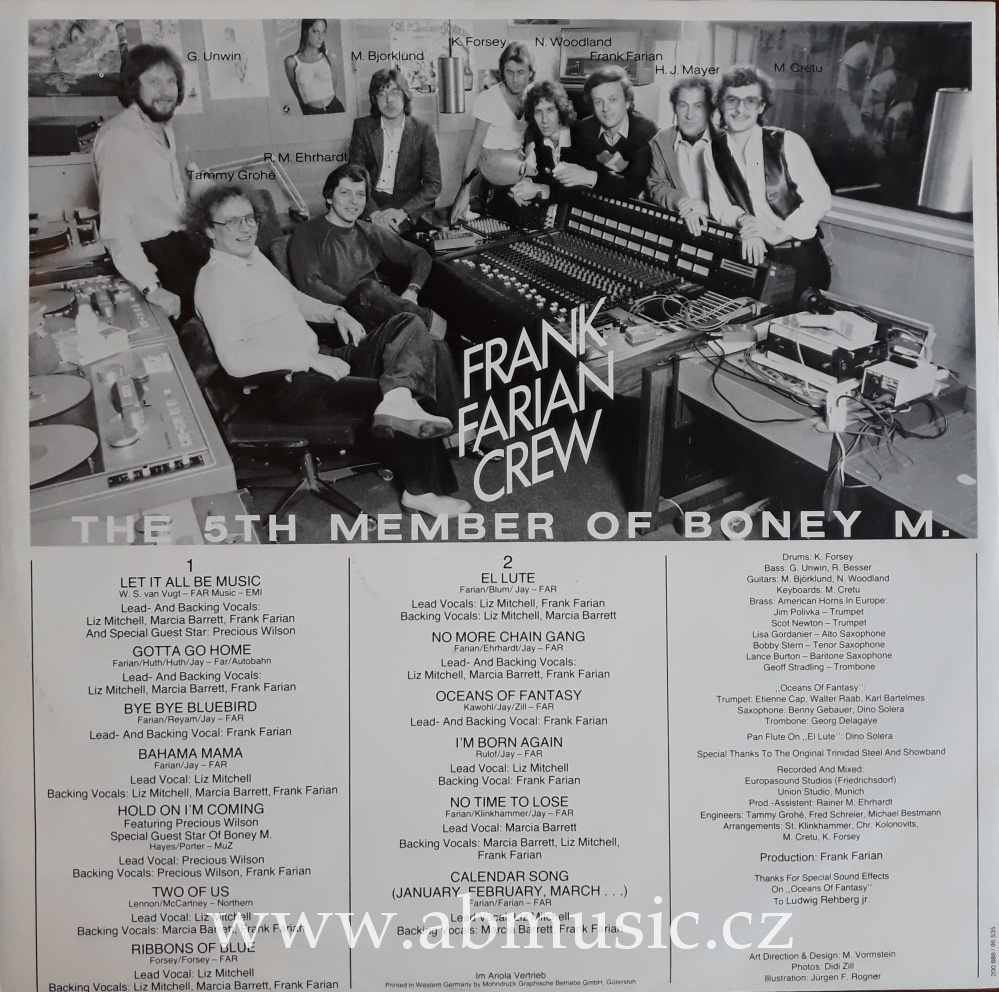 LP Boney M - Oceans Of Fantasy originál
