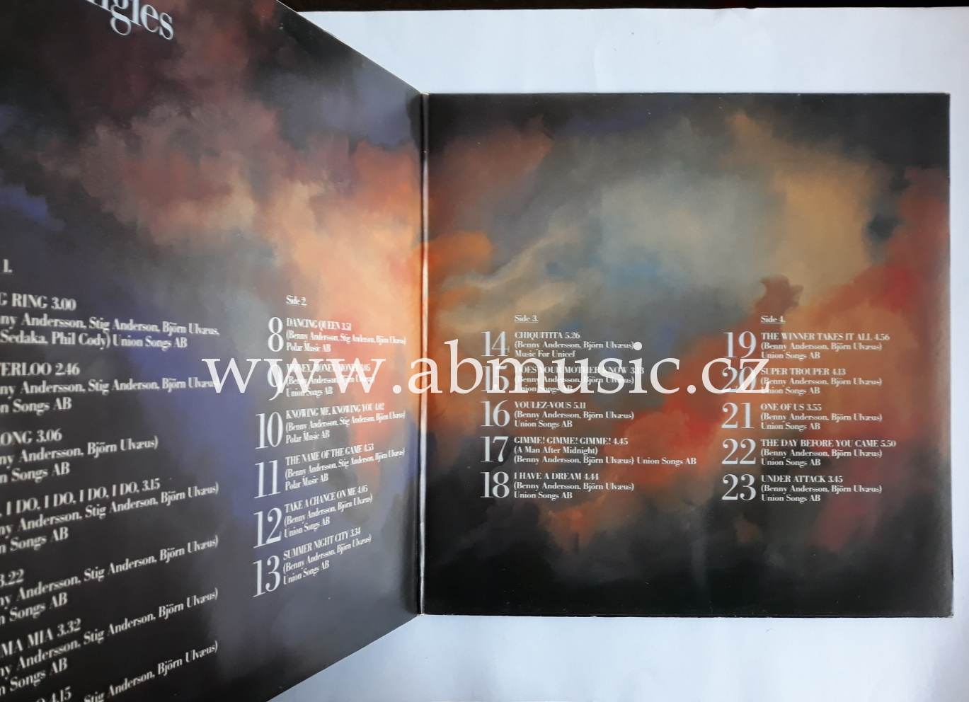 2 LP ABBA The Singles - The First Ten Years  