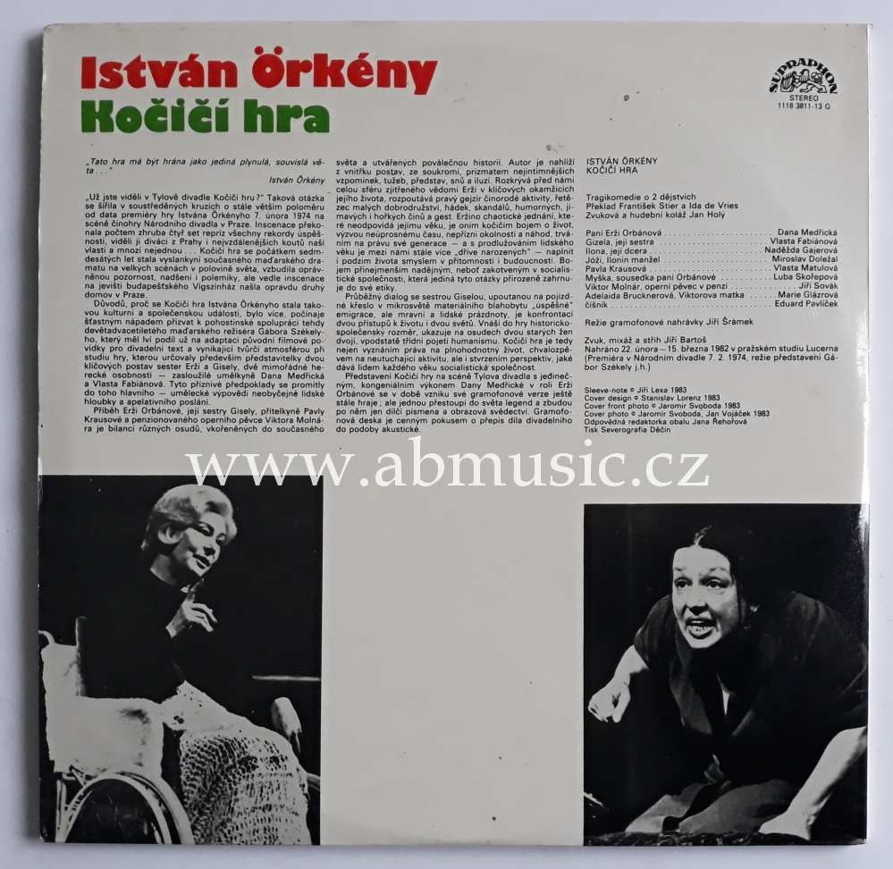 3 LP István Örkény - Kočičí Hra Dana Medřická