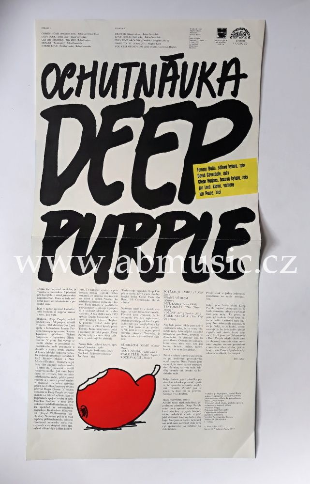 LP Deep Purple - Ochutnávka + PLAKÁT Vinyl