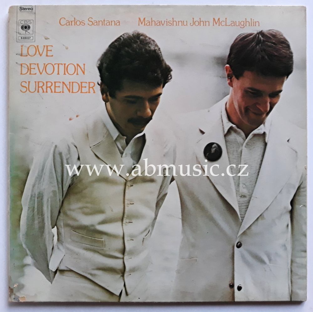 LP Carlos Santana, Mahavishnu John McLaughlin - Love Devotion Surrender Vinyl
