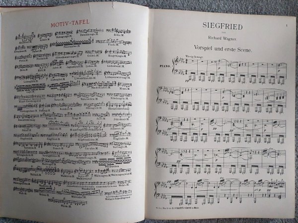 Richard Wagner Siegfried edice Schott´s