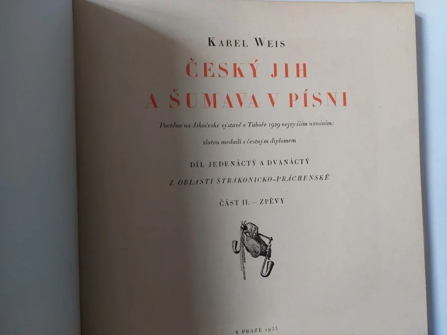 Český jih a Šumava v písni 17. - Karel Weis