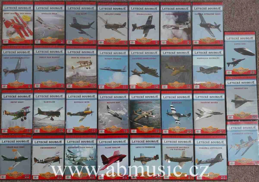 DVD Letecké souboje - Kolekce 31 DVD Stíhači v boji