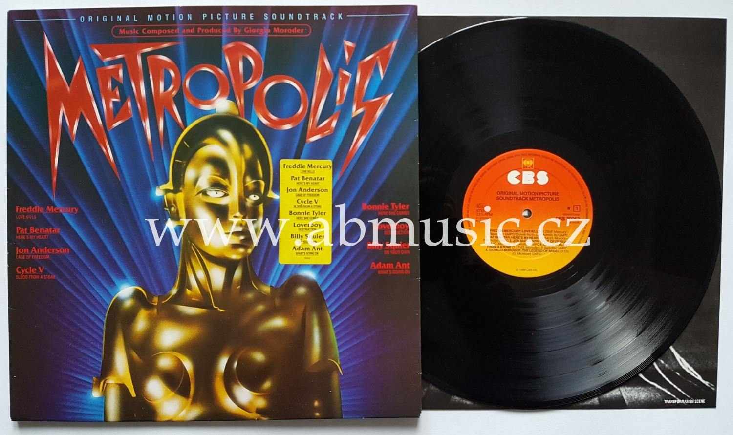 LP METROPOLIS Original Soundtrack - Freddie Mercury , Pat Benatar ...