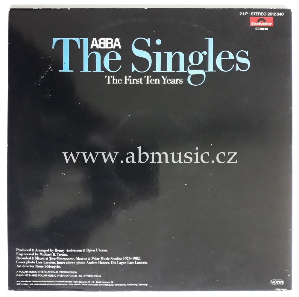 2 LP ABBA The Singles - The First Ten Years  