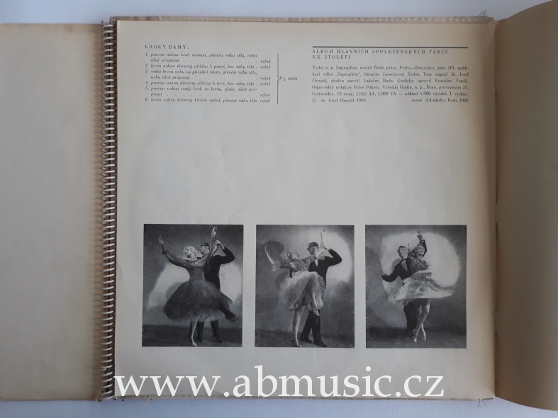 2 LP Album Hlavních Společenských Tanců 20. Století Karel Vlach