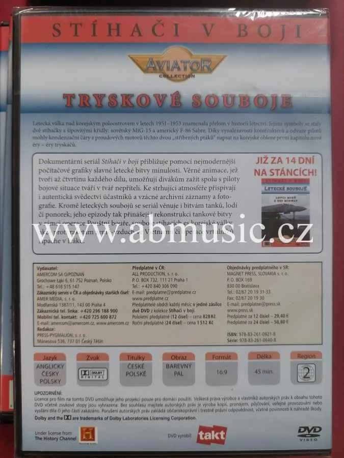 DVD Letecké souboje - Kolekce 31 DVD Stíhači v boji