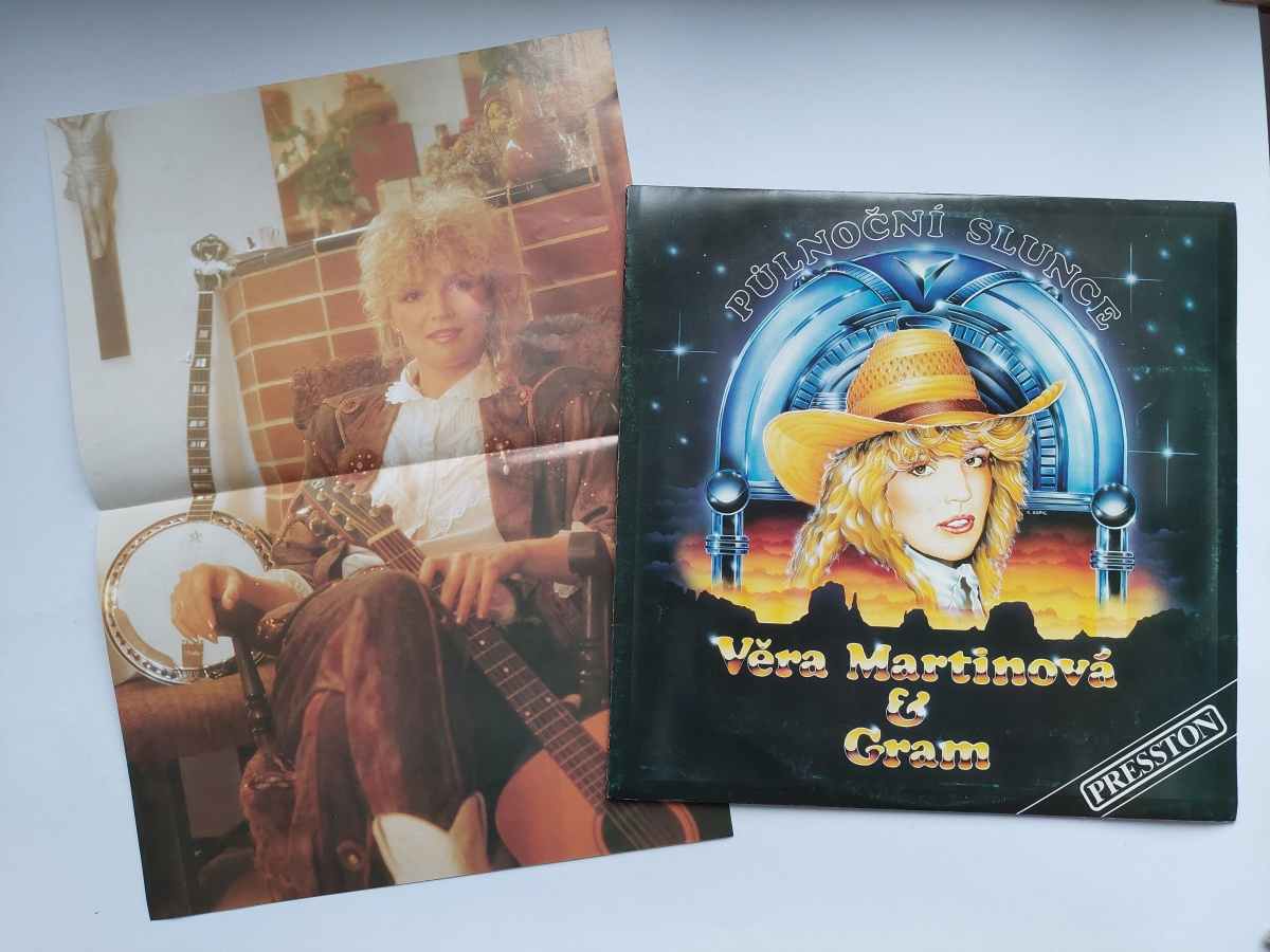 LP Věra Martinová & Gram - Půlnoční slunce + Plakát !