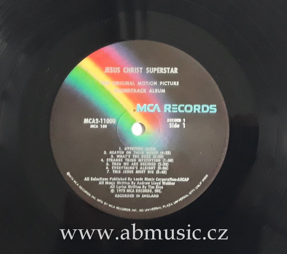 2 LP Jesus Christ Superstar - The Original Motion Picture Sound Track Album RARE 