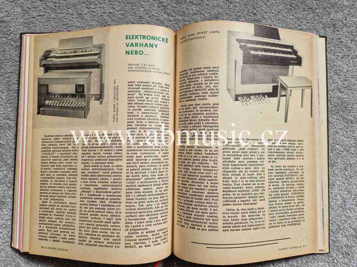 Časopis Hudební nástroje ročník 1969