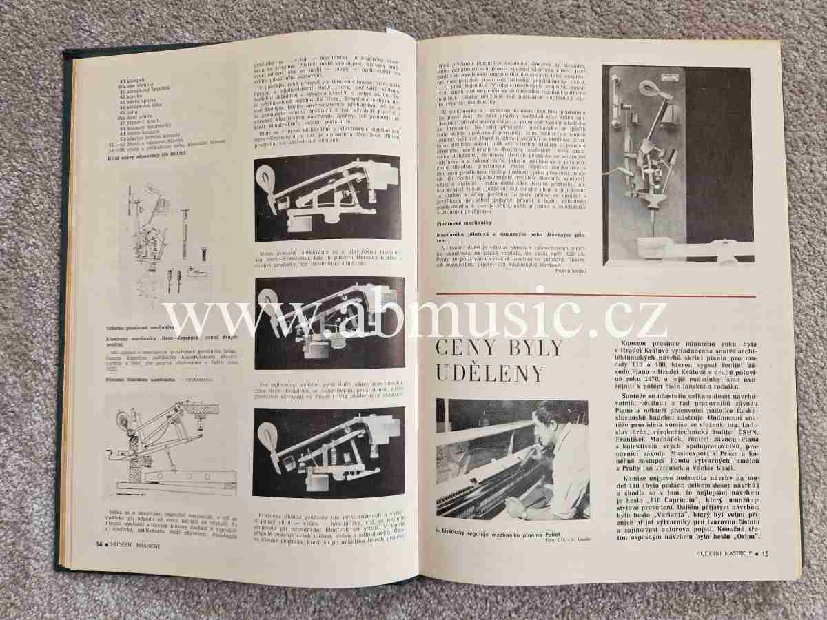 Časopis Hudební nástroje ročník 1971