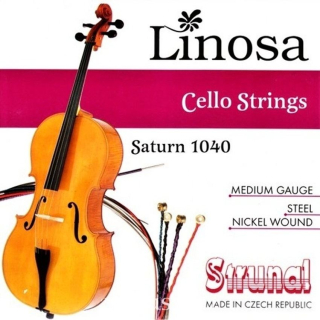 Struny pro violoncello Strunal Linosa Saturn 1040 sada 4/4