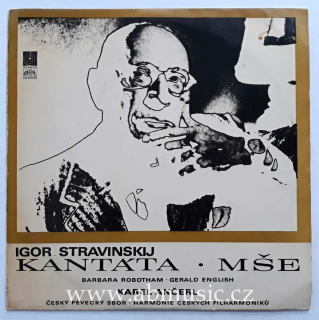 LP Igor Stravinskij - Kantáta Mše Karel Ančerl