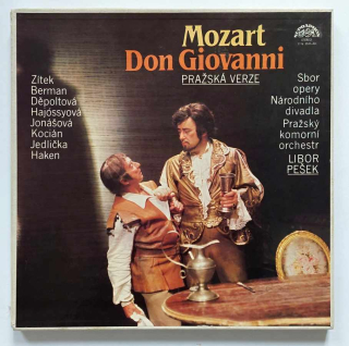 3 LP Wolfgang Amadeus Mozart - Don Giovanni Pražská verze