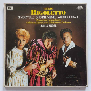 3 LP Giuseppe Verdi - Rigoletto 