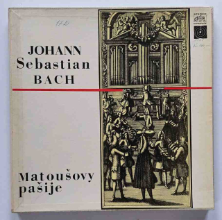 4 LP Johann Sebastian Bach - Matoušovy pašije
