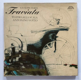 3 LP Giuseppe Verdi - La Traviata 