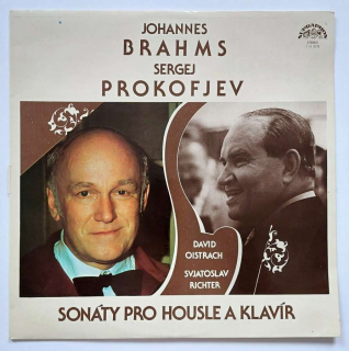LP Johannes Brahms - Sergej Prokofjev - sonáty pro housle a klavír
