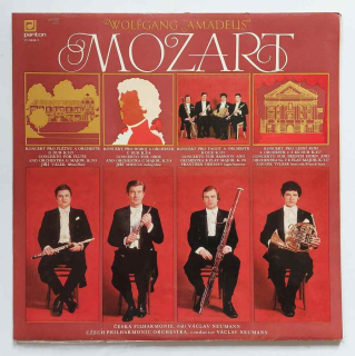 2 LP Wolfgang Amadeus Mozart - Koncert pro flétnu