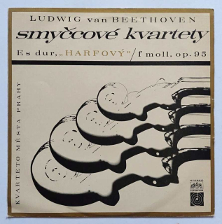 LP Ludwig Van Beethoven - Smyčcový kvartet Es dur č. 10 Harfový op. 74