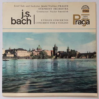 LP Johann Sebastian Bach - 2 Violin Concertos - Josef Suk and Ladislav Jásek