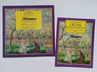 LP ROBERT SCHUMANN - Klavierkonzert a-moll op. 54 , Symphonie Nr. B-dur op. 38