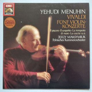 LP ANTONIO VIVALDI - YEHUDI MENUHIN FÜNF VIOLIN KONZERTE