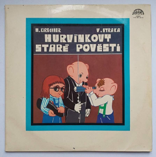 2 LP Spejbl a Hurvínek - Hurvínkovy Staré Pověsti 