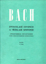 Johann Sebastian Bach - Dvouhlasé invence a tříhlasé sinfonie