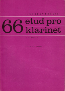 Jiří Kratochvíl - 66 etud pro klarinet