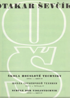Otakar Ševčík - Škola houslové techniky op. 1 sešit 4