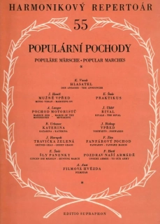 Harmonikový repertoir 55 - Populární pochody