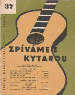Zpíváme s kytarou 37 - Jiří Šlitr - Jiří Suchý - Zuzana je zase sama doma