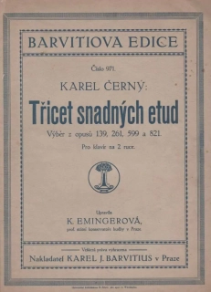 Carl Czerny - 30 snadných etud