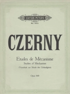 Carl Czerny - Etudes de Mécanisme op. 849