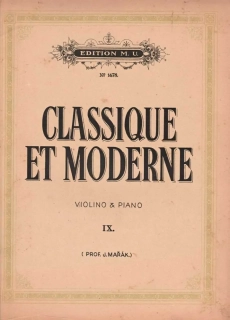 Classique et moderne - Violin & piano sbírka 