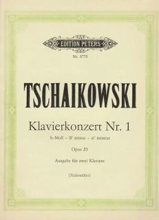 Čajkovskij - Klavírní koncert Nr. 1 b moll  op. 23 noty