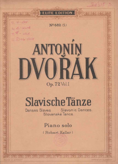 Antonín Dvořák - Slovanské tance op. 72 vol. I