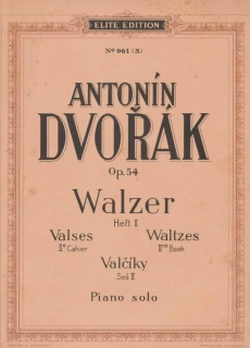 Antonín Dvořák - Valčíky op. 54 sešit II 