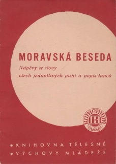 Moravská beseda - nápěvy se slovy 