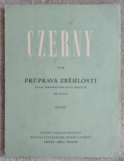 Carl Czerny - Průprava zběhlosti op.849