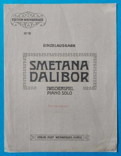 Bedřich Smetana - Dalibor klavír